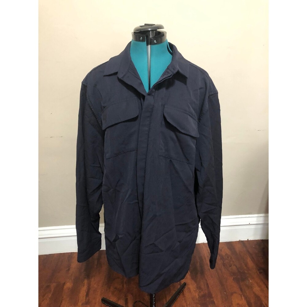 Ted Baker Made in Britian 100% Cotton Black Button Down, XL (size 7)